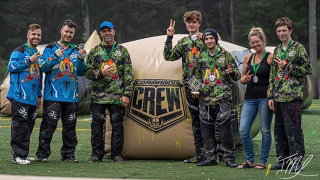 Paintball team building Québec