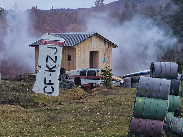 Terrain de paintball