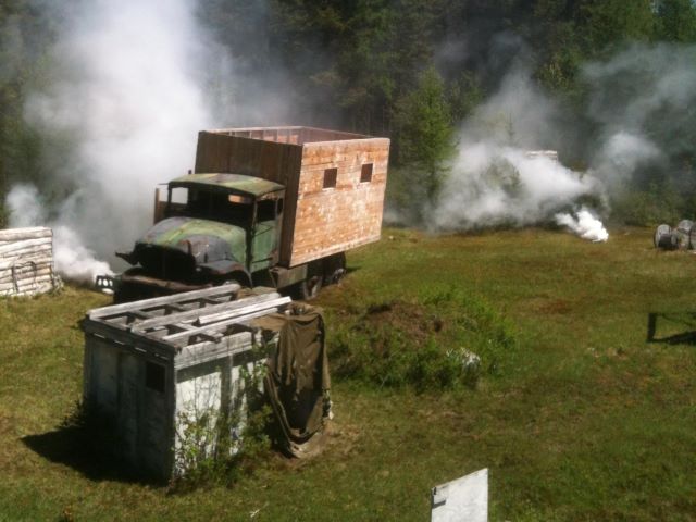 Terrain de paintball