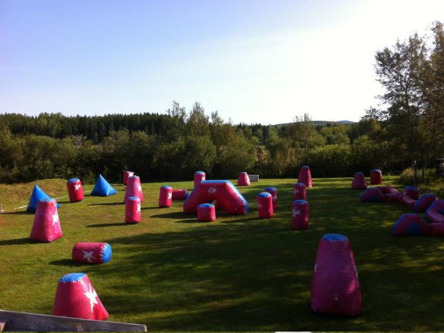 Terrain de paintball